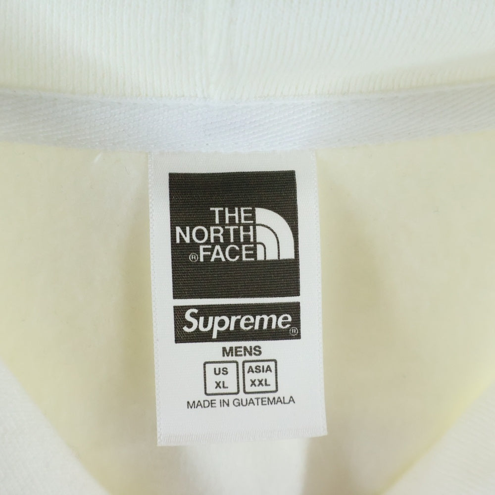 SUPREME(シュプリーム) 22SS ×THE NORTH FACE ザノースフェイス バンダナ スウェットパーカー ホワイト NT02208I