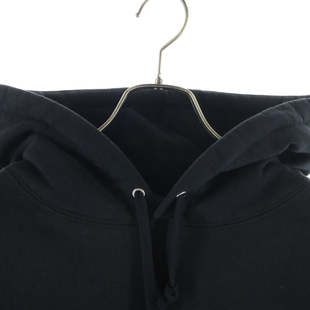 SUPREME(シュプリーム) 24AW Satin Applique Hooded Sweatshirt サテンアプリケフーデッドスウェットシャツ パーカー フーディ ブラック