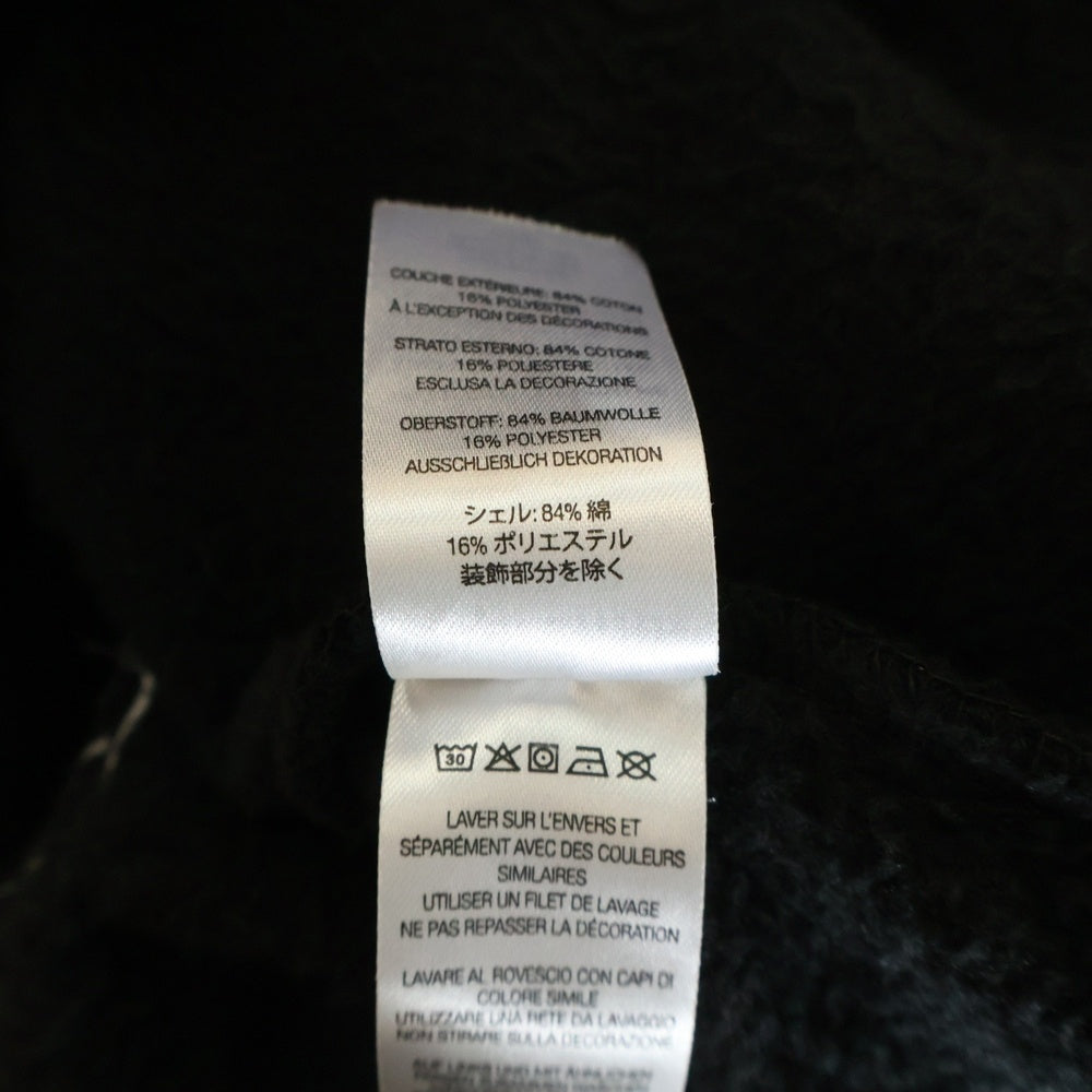 SUPREME(シュプリーム) 24AW Satin Applique Hooded Sweatshirt サテンアプリケフーデッドスウェットシャツ パーカー フーディ ブラック