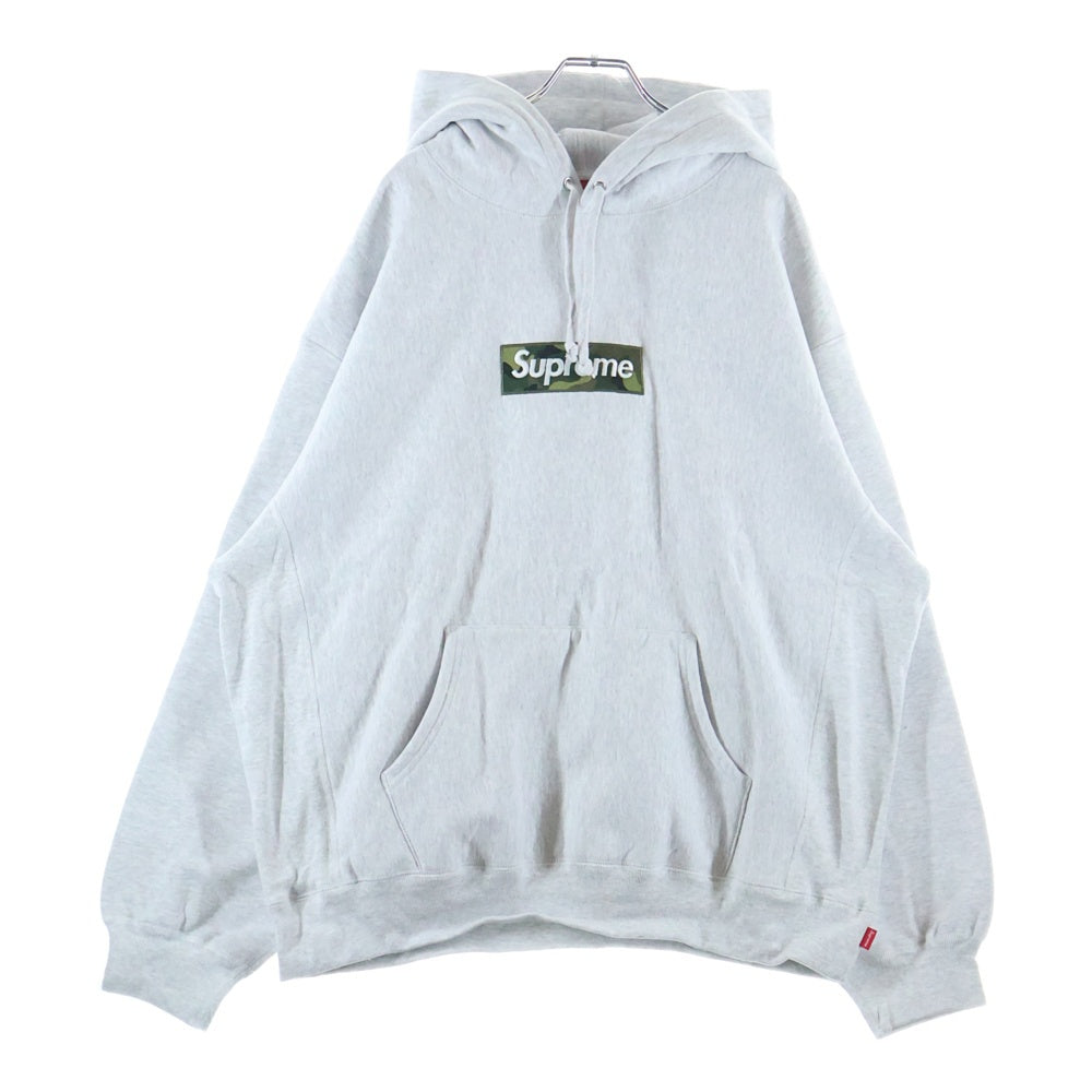 SUPREME(シュプリーム) 23AW Box Logo Hooded Sweatshirt ボックスロゴ スウェットパーカー カモボックス グレー/カモ