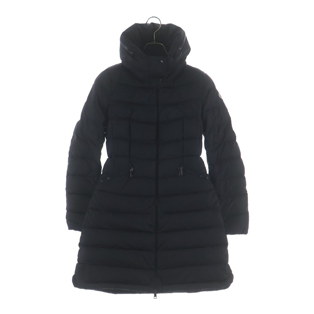 MONCLER(モンクレール) 17AW FLAMMETTE GIUBBOTTO フラメッテ ダウンコート ジップアップ ナイロンジャケット ブラック C20934993105 54155 レディース