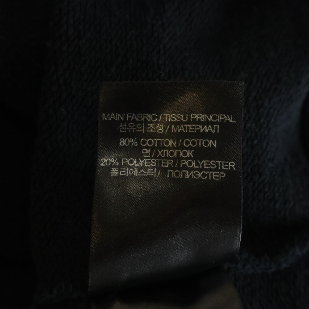 VETEMENTS(ヴェトモン) 25SS Back Street Boys Oversized Hoodie フロントプリント プルオーバーパーカー フーディ ブラック UA66HD700B