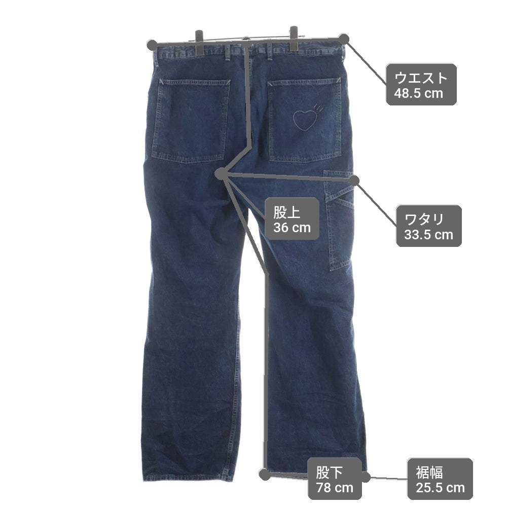 HUMAN MADE(ヒューマンメイド) 24AW Future jeans フューチャー ジーンズ ペインター デニムパンツ インディゴ HM28PT005