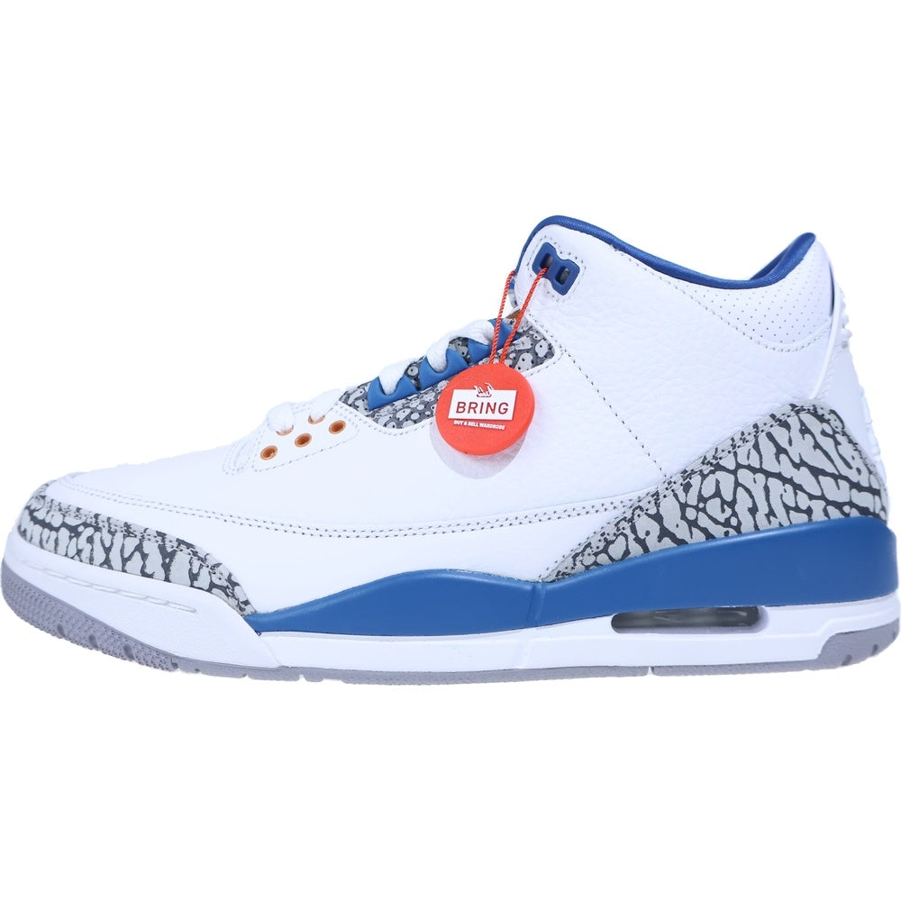NIKE(ナイキ) AIR JORDAN 3 RETRO TRUE BLUE AND COPPER エアジョーダン3 レトロ トゥルーブルーアンドコッパー ミッドカットスニーカー US9.5/27.5cm CT8532-148