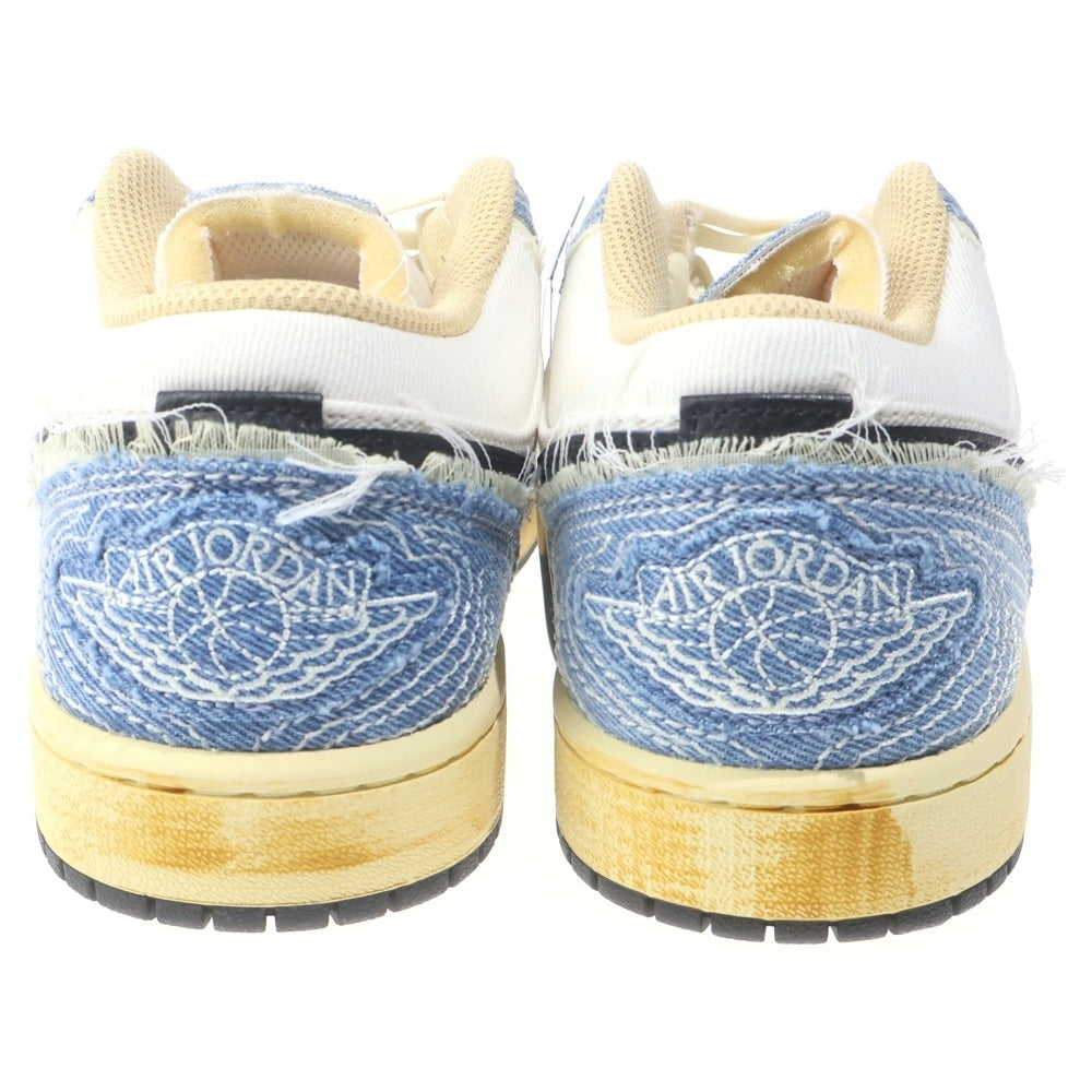 NIKE(ナイキ) AIR JORDAN 1 LOW SE World Make Japan エア ジョーダン 1 ロー ワールド メイク ジャパン ローカットスニーカー ホワイト/ブルー US9/27cm FN7670-493