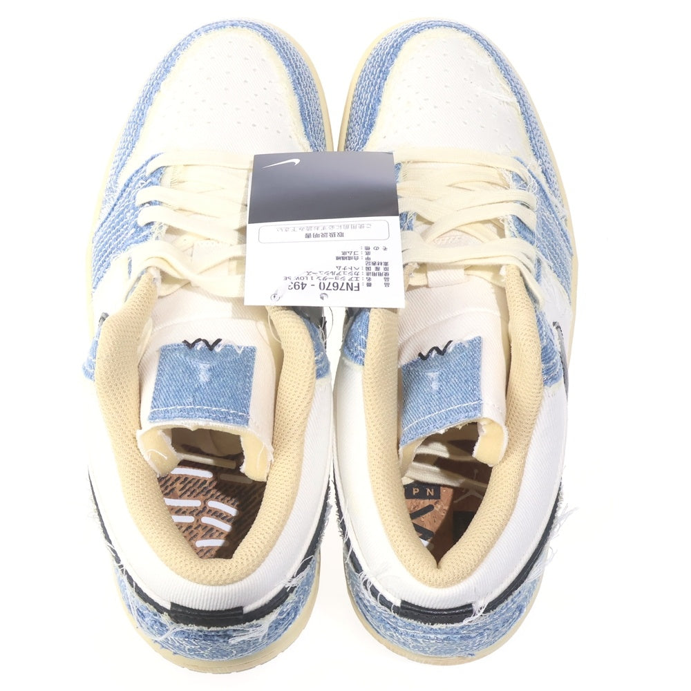 NIKE(ナイキ) AIR JORDAN 1 LOW SE World Make Japan エア ジョーダン 1 ロー ワールド メイク ジャパン ローカットスニーカー ホワイト/ブルー US9/27cm FN7670-493