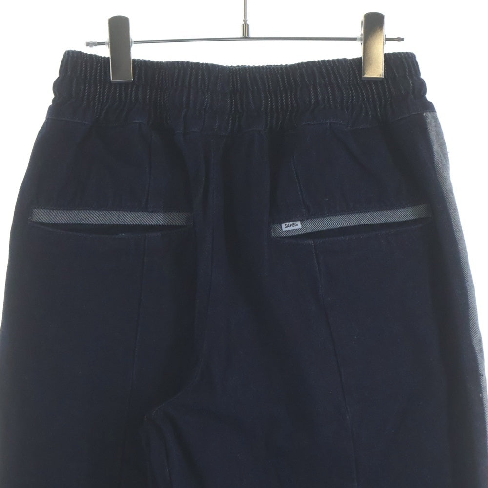 SAPEur(サプール) 21AW DENIM TRACK PANTS デニムトラックパンツ インディゴ