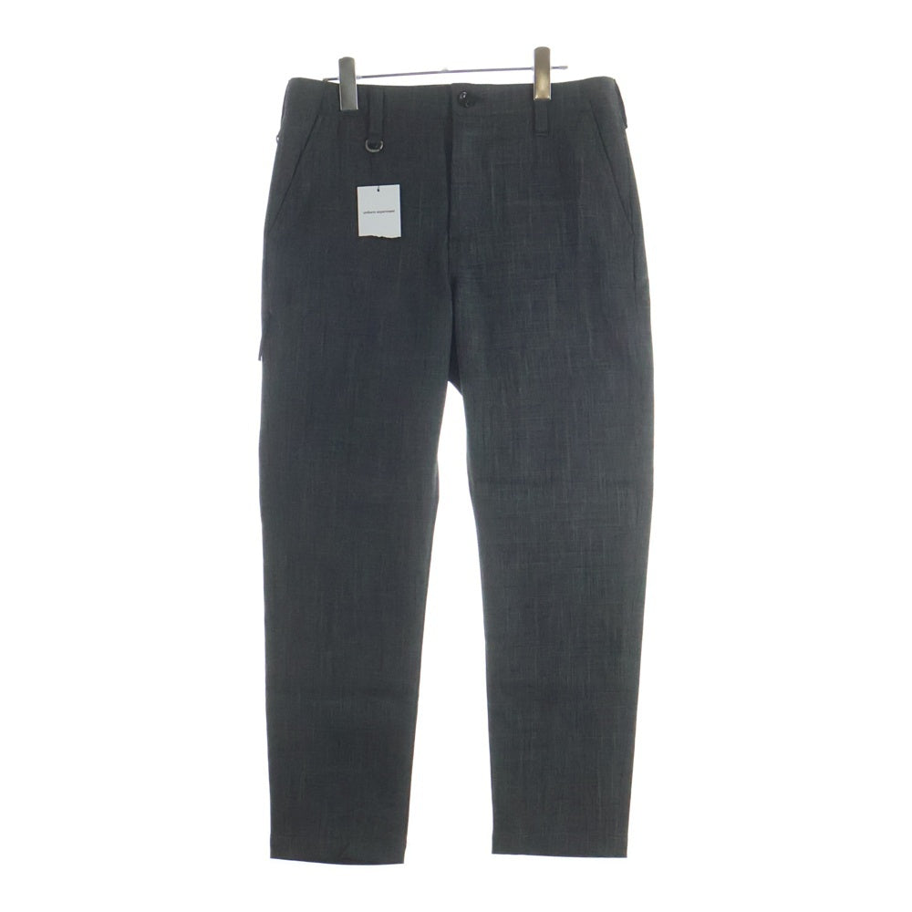 UNIFORM EXPERIMENT(ユニフォームエクスペリメント) 19AW SHARKSKIN SIDE POCKET TAPERED PANTS サイドポケット テーパードパンツ グレー UE-192023
