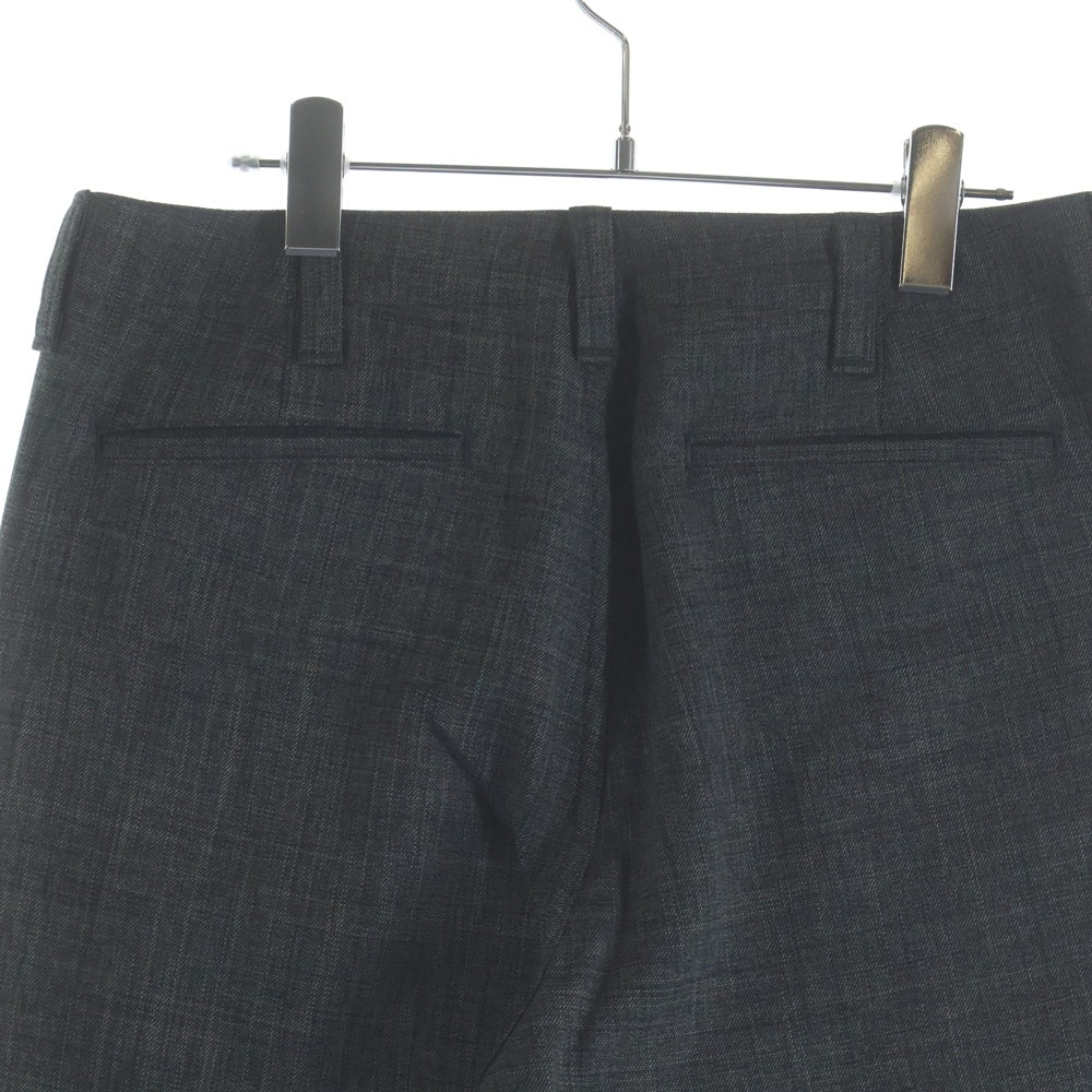UNIFORM EXPERIMENT(ユニフォームエクスペリメント) 19AW SHARKSKIN SIDE POCKET TAPERED PANTS サイドポケット テーパードパンツ グレー UE-192023