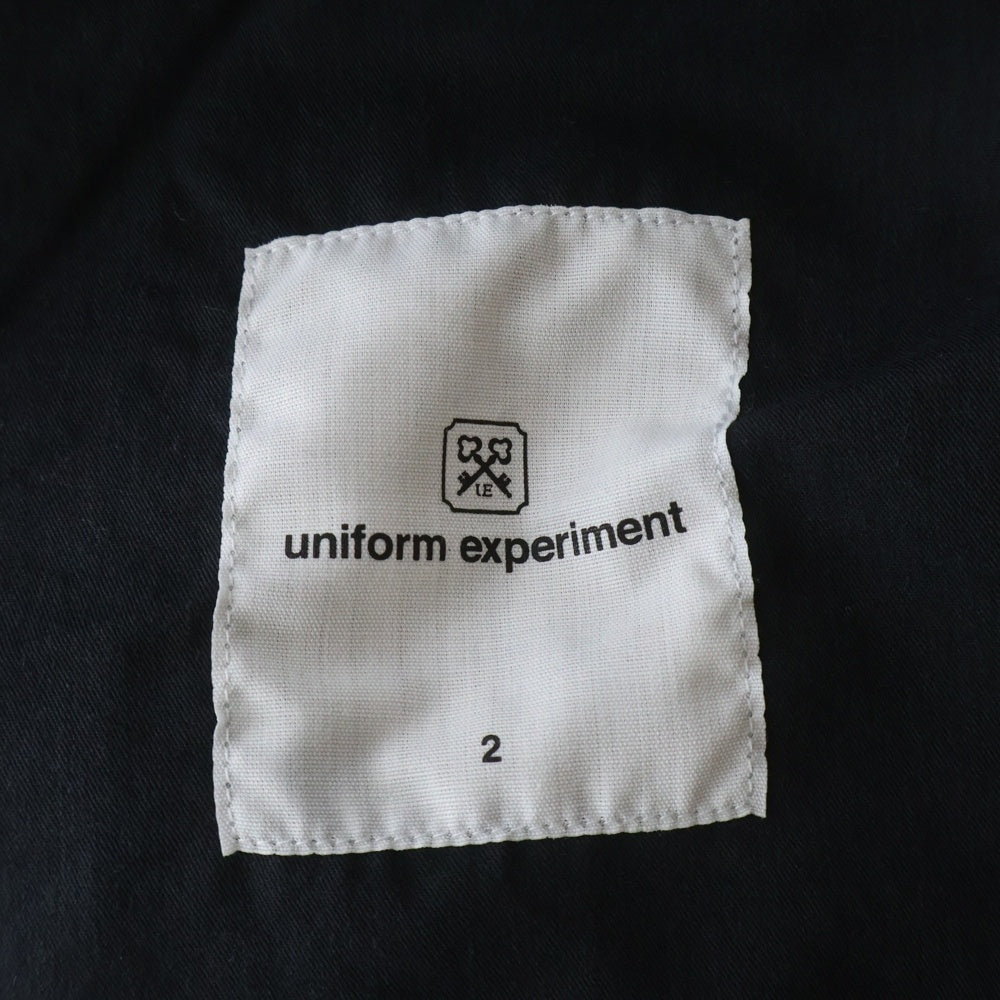 UNIFORM EXPERIMENT(ユニフォームエクスペリメント) 19AW SHARKSKIN SIDE POCKET TAPERED PANTS サイドポケット テーパードパンツ グレー UE-192023