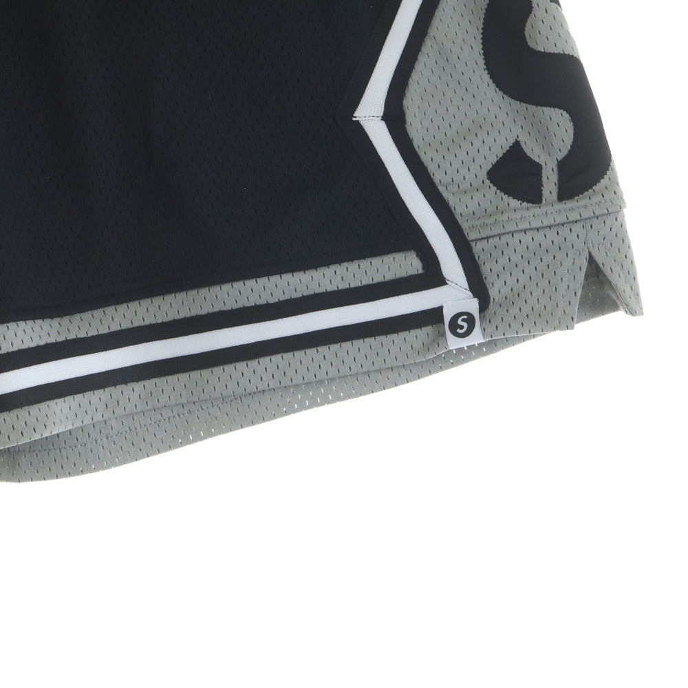 SAPEur(サプール) 23SS BASKET SHORTS バスケットショーツ メッシュハーフパンツ ブラック A0023-332