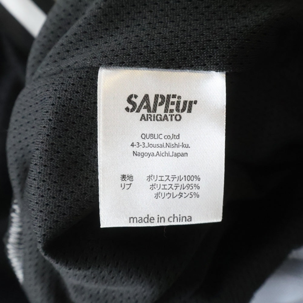 SAPEur(サプール) 23SS BASKET SHORTS バスケットショーツ メッシュハーフパンツ ブラック A0023-332