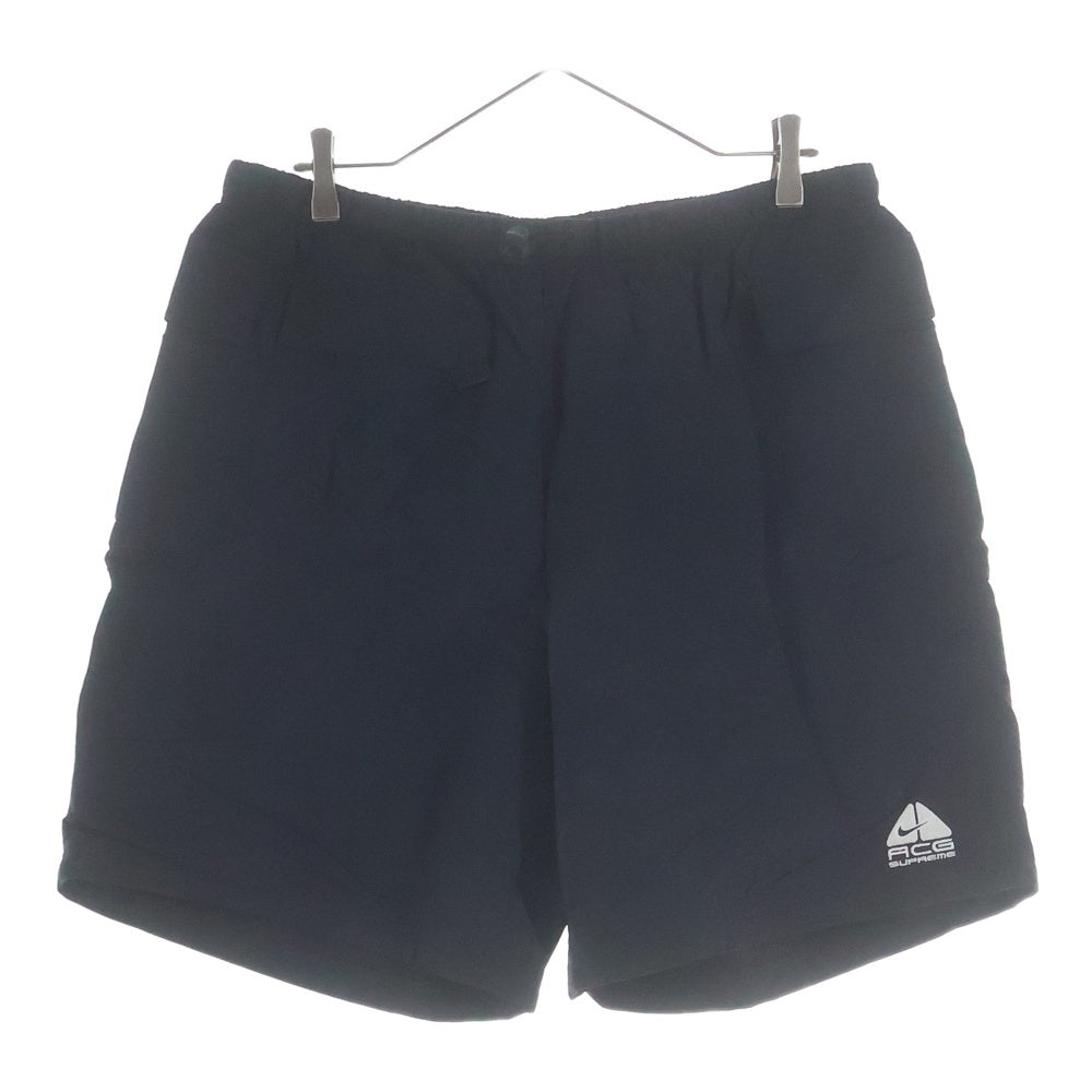 SUPREME(シュプリーム) 22AW ×NIKE ACG NYLON TRAIL SHORT ナイキ エーシージー ナイロンテイルショーツ ハーフパンツ ブラック DN3258-010