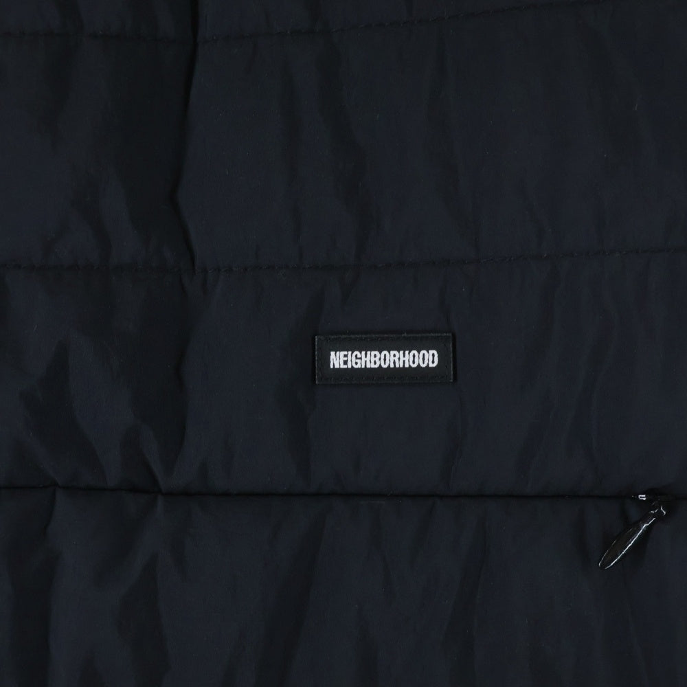 NEIGHBORHOOD(ネイバーフッド) 21AW PUFF/N-VEST パファー ナイロンベスト ブラック