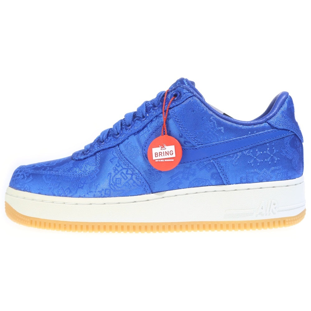 NIKE(ナイキ) ×CLOT AIR FORCE 1 LOW クロット エアフォース1 ローカットスニーカー ブルー US9/27cm CJ5290-400