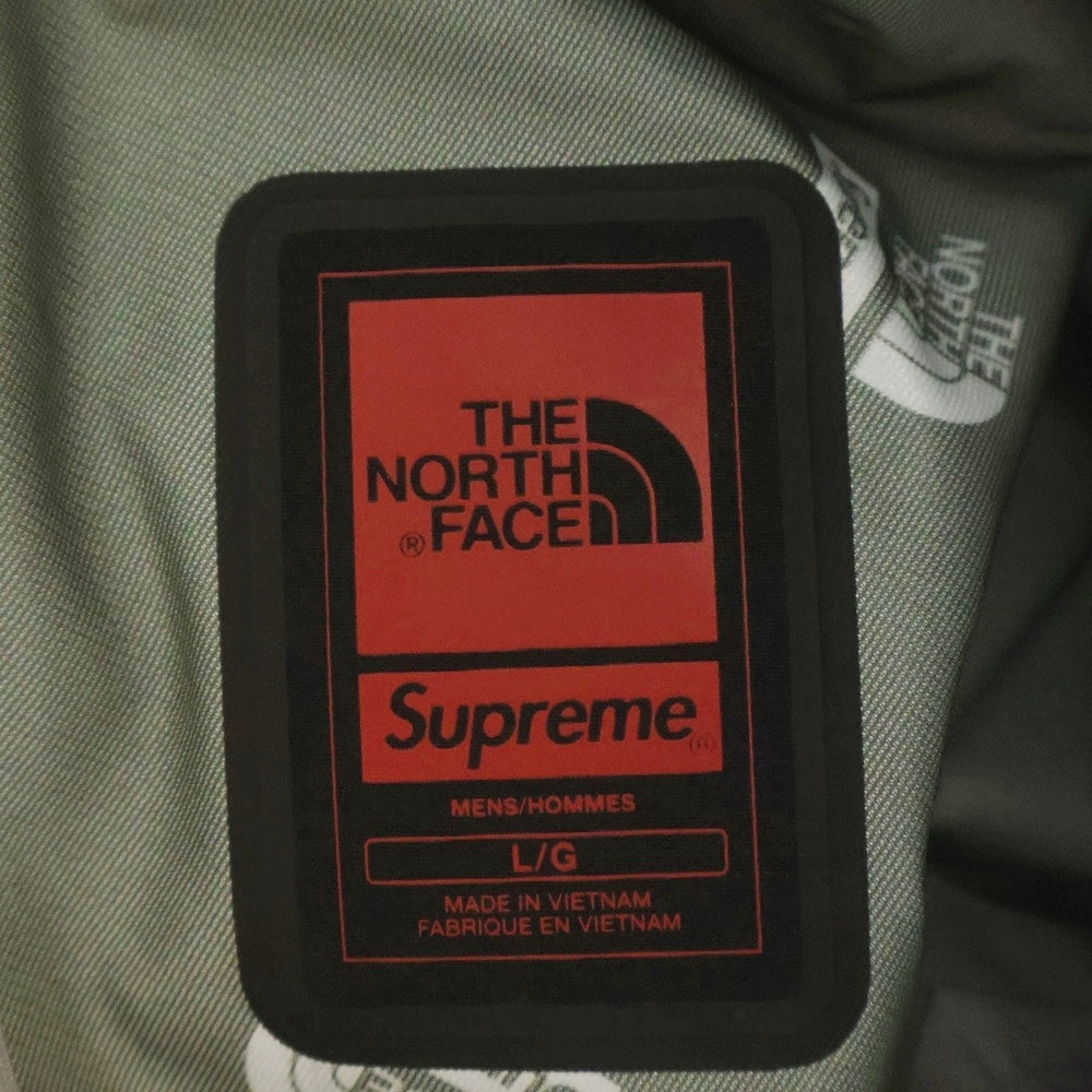 SUPREME(シュプリーム) 24SS ×THE NORTH FACE Split Taped Seam Shell Jacket ザノースフェイス スプリットシーム シェルジャケット ベージュ/パープル NP02401I