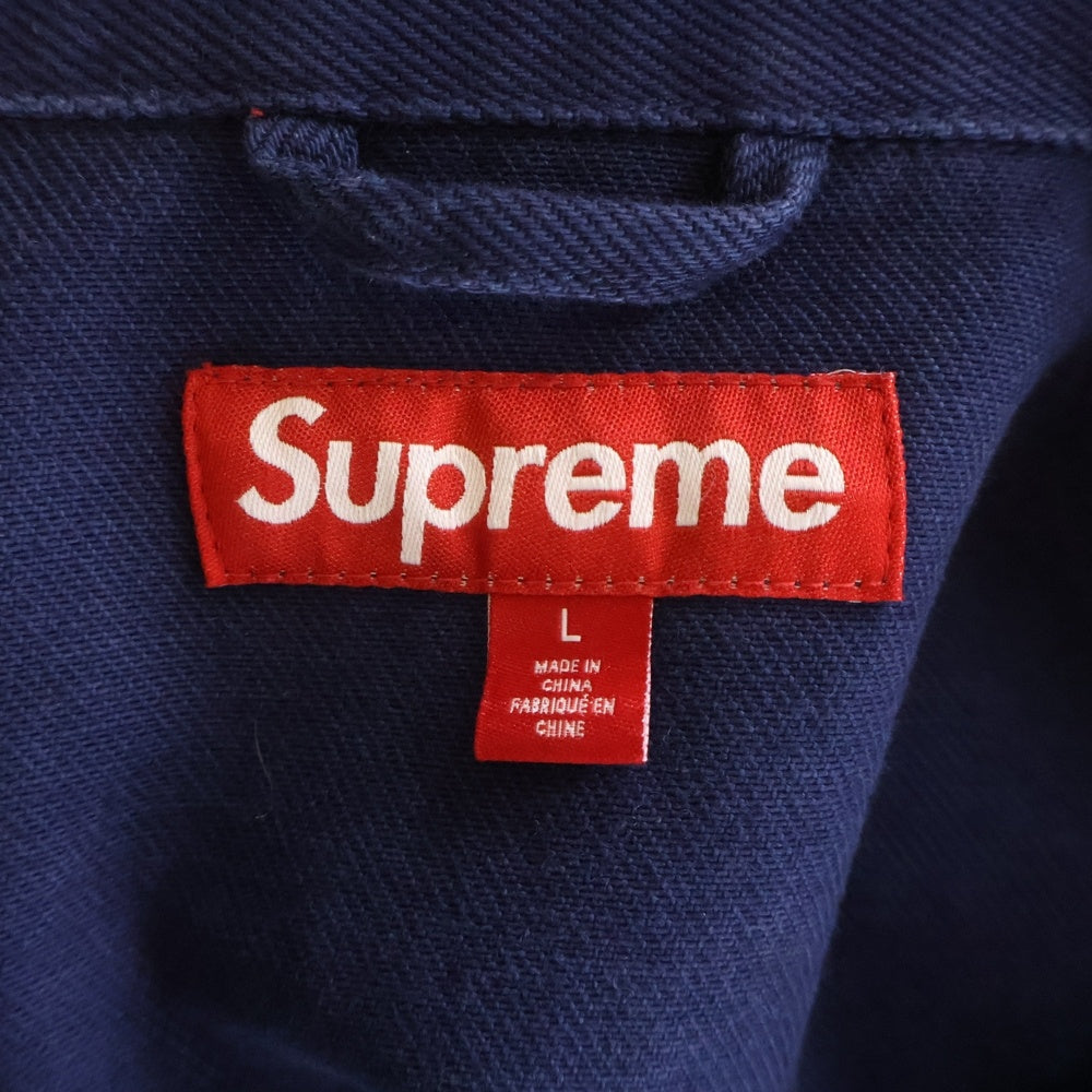 SUPREME(シュプリーム) 24SS Arc Denim Coaches Jacket ロゴデニムコーチジャケット ネイビー
