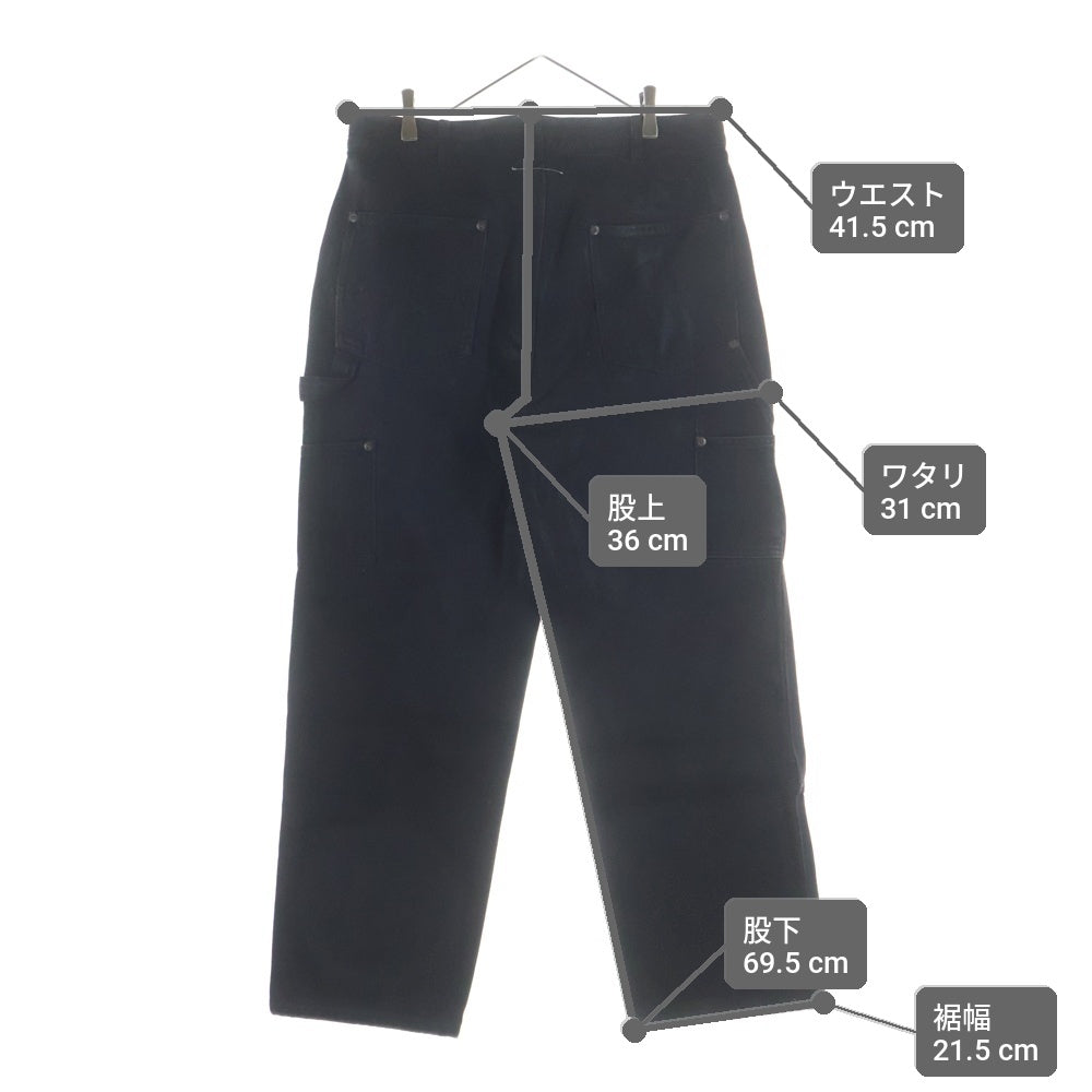 SUPREME(シュプリーム) 24SS ×MM6 Maison Margiel Foil Double Knee Painter Pant フォイル ダブルニー デニムペインターパンツ ブラック