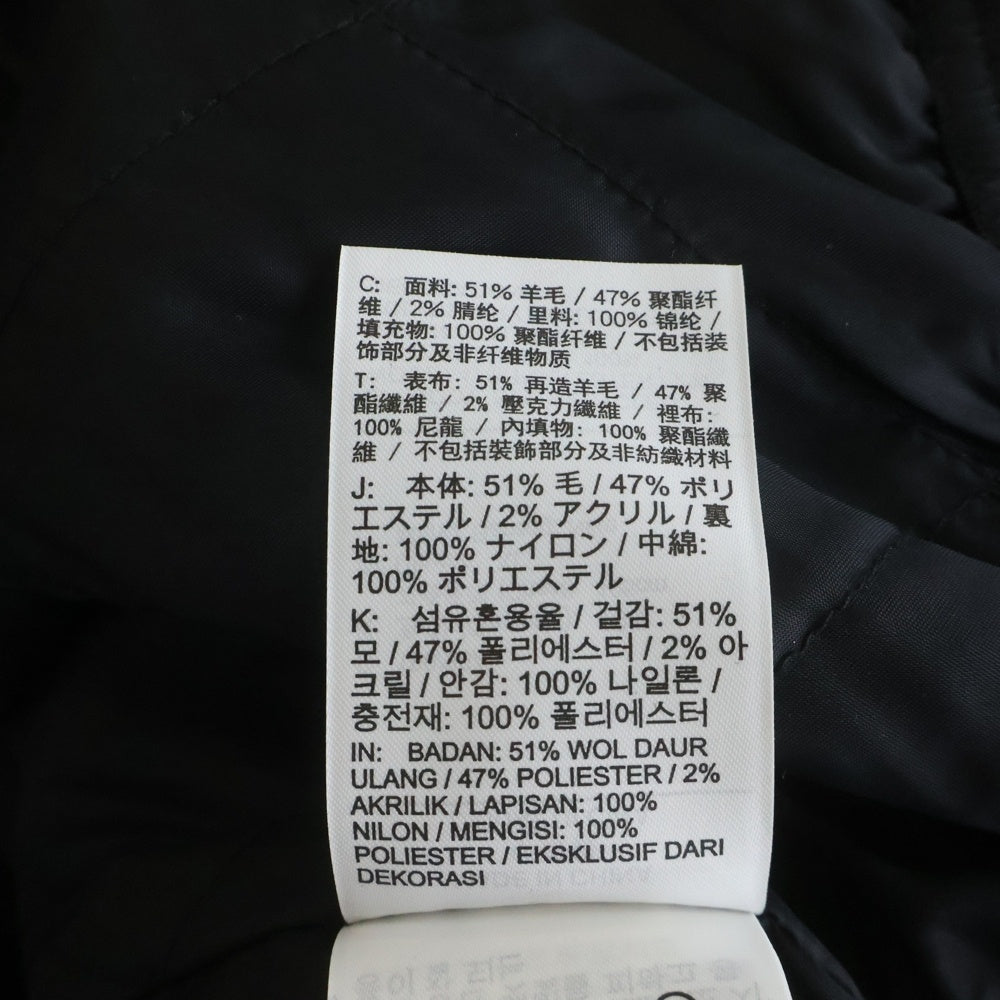 NIKE(ナイキ) ×STUSSY ステューシー NRG STRIPED WOOL JACKET BLACK DR4023-010 ストライプ ウール ジャケット ブラック