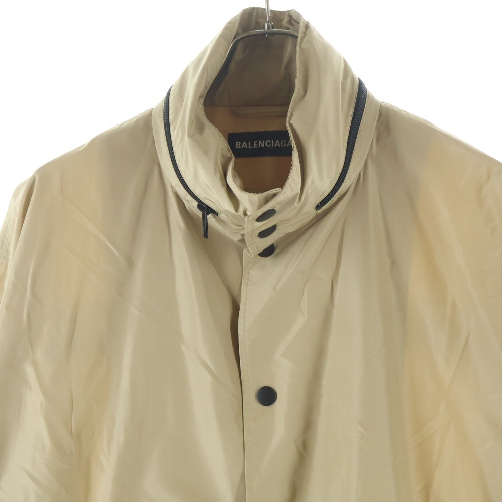 BALENCIAGA(バレンシアガ) ロゴ ナイロントラックジャケット ベージュ