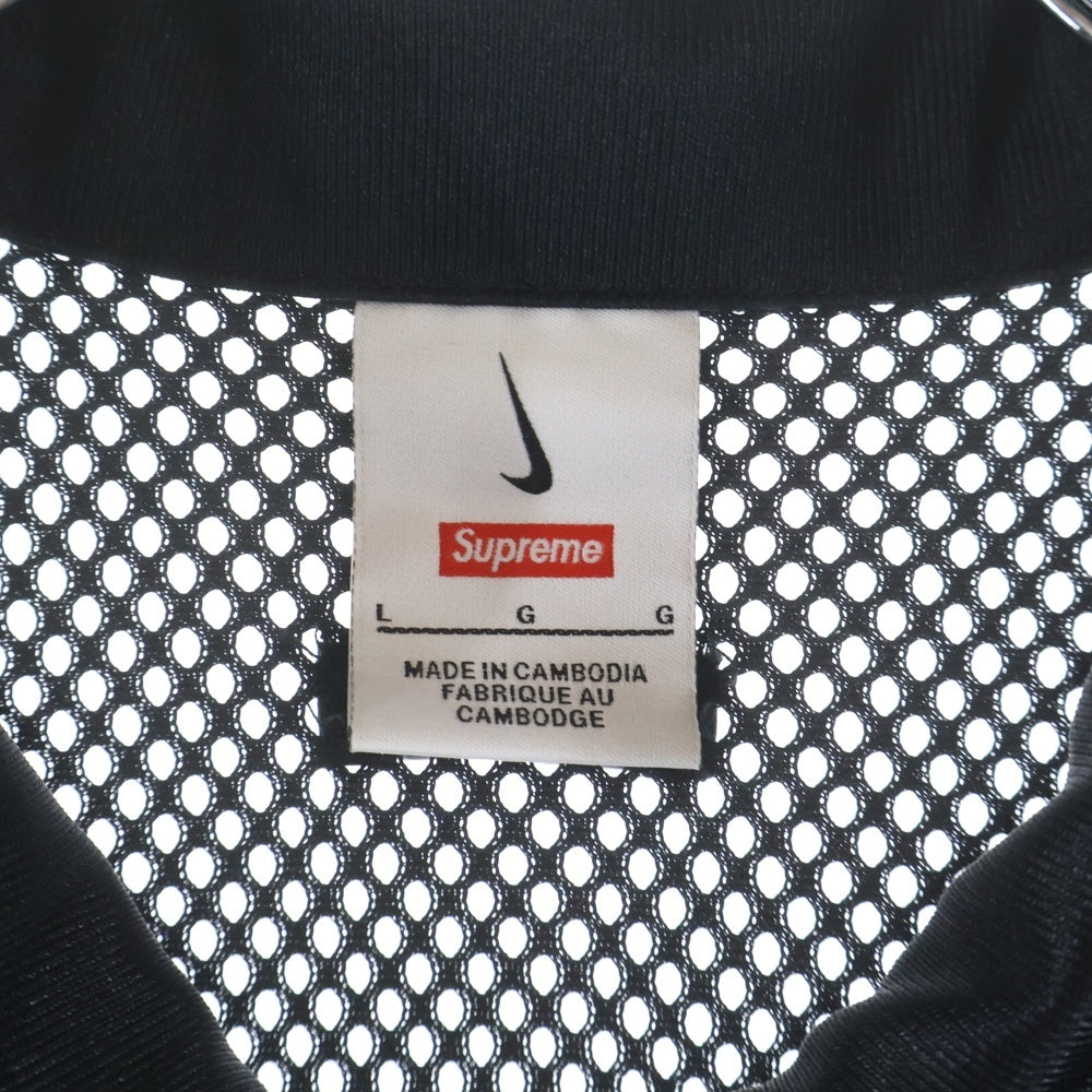 SUPREME(シュプリーム) 24SS ×NIKE Mesh S/S Shirt メッシュ 半袖 シャツ ブラック FQ0346-010