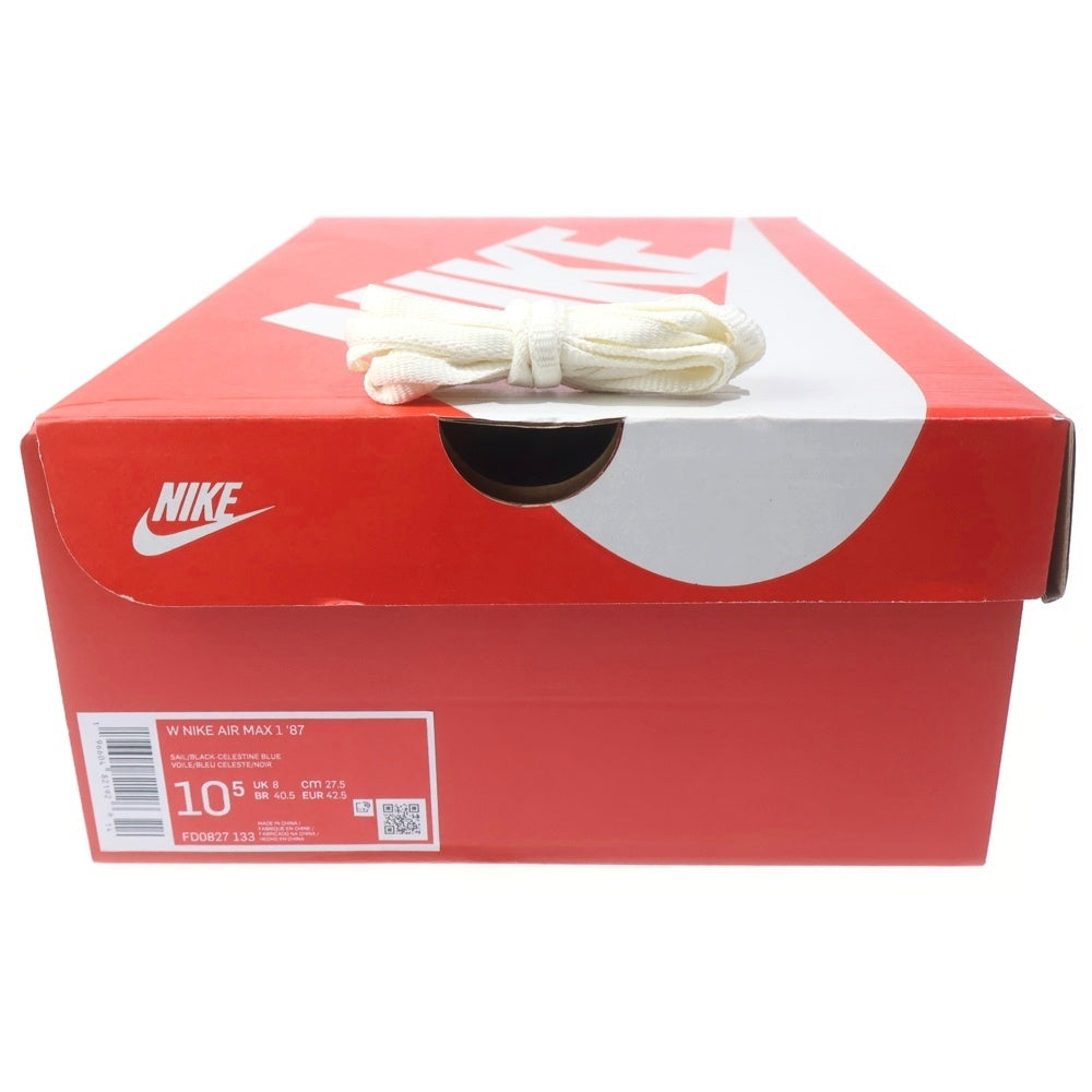 NIKE(ナイキ) WMNS AIR MAX 1 87 GREAT INDOORS ウィメンズ エアマックス1 グレート インドア セイル ローカットスニーカーシューズ マルチ US10.5/27.5cm FD0827-133 レディース