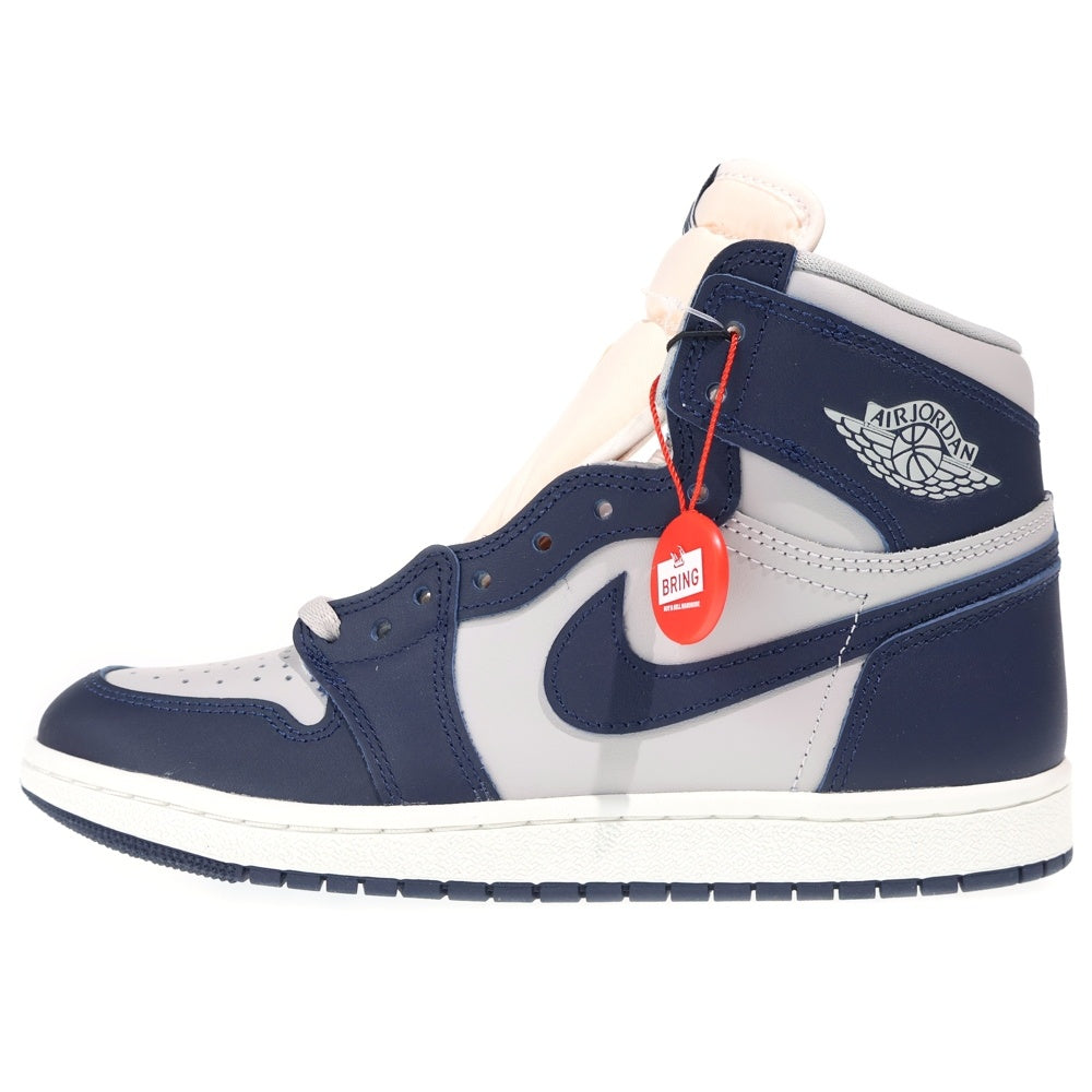 NIKE(ナイキ) AIR JORDAN 1 HIGH 85 GEORGETOWN エアジョーダン1 85 ジョージタウン ハイカットスニーカー グレー/ネイビー US8/26cm BQ4422-400