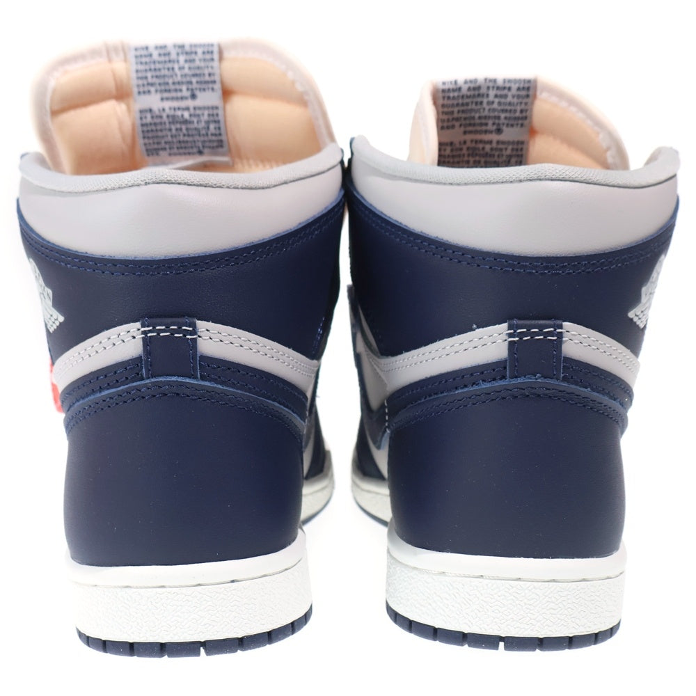 NIKE(ナイキ) AIR JORDAN 1 HIGH 85 GEORGETOWN エアジョーダン1 85 ジョージタウン ハイカットスニーカー グレー/ネイビー US8/26cm BQ4422-400