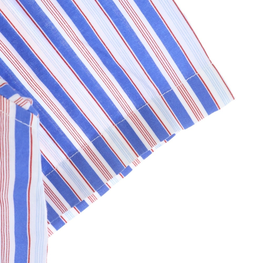 SUPREME(シュプリーム) Loose Fit Multi Stripe S/S Shirt ストライプ 半袖シャツ ブルー