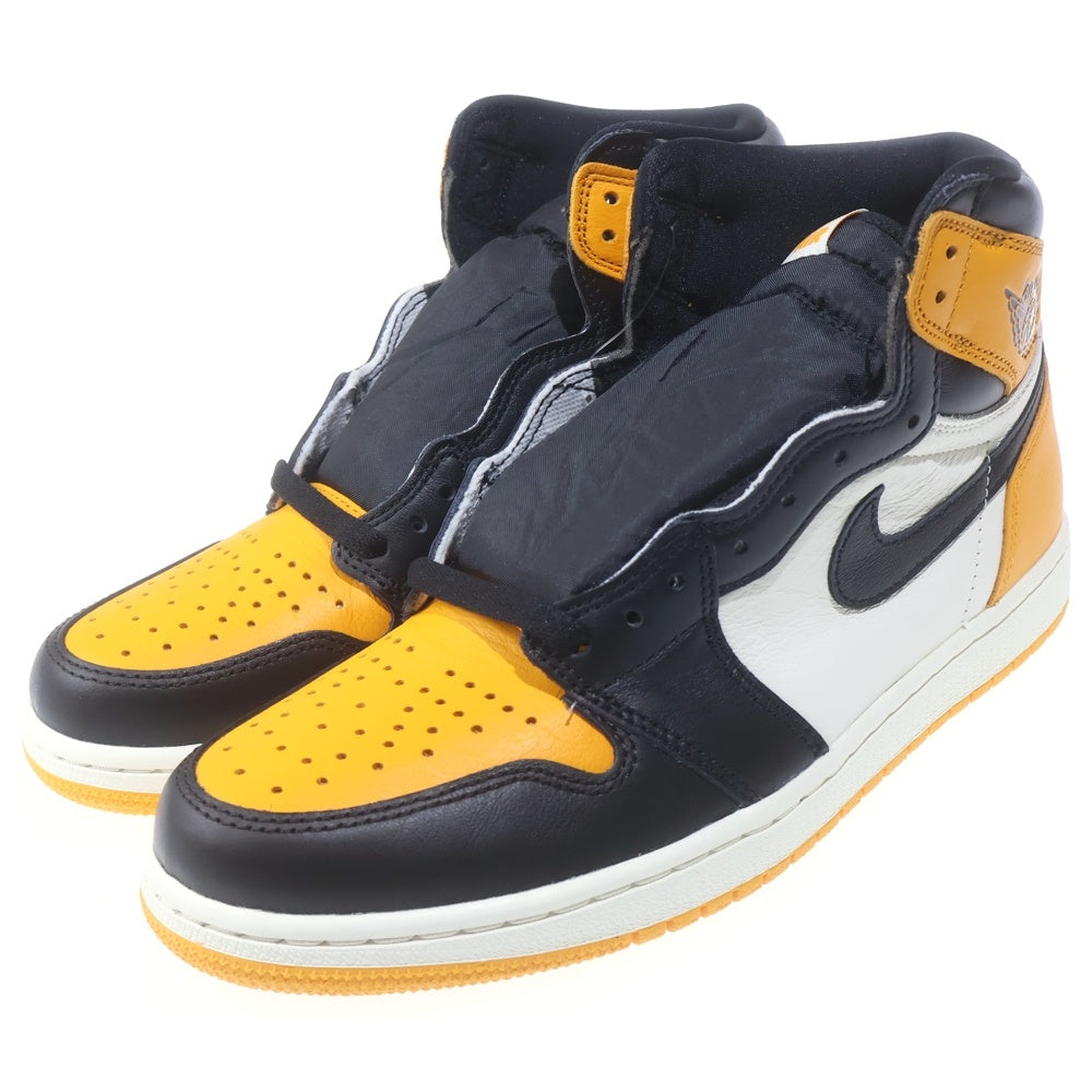 NIKE(ナイキ) AIR JORDAN 1 RETRO HIGH OG TAXI エアジョーダン 1 レトロ タクシー ハイカットスニーカー イエロー/ブラック US9.5/27.5cm 555088-711