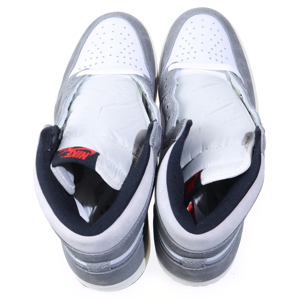NIKE(ナイキ) AIR JORDAN 1 RETRO HIGH OG BLACK AND SMOKE GREY DZ5485-051 エアジョーダン ブラックアンドスモークグレー ハイカットスニーカー US9.5/27.5cm