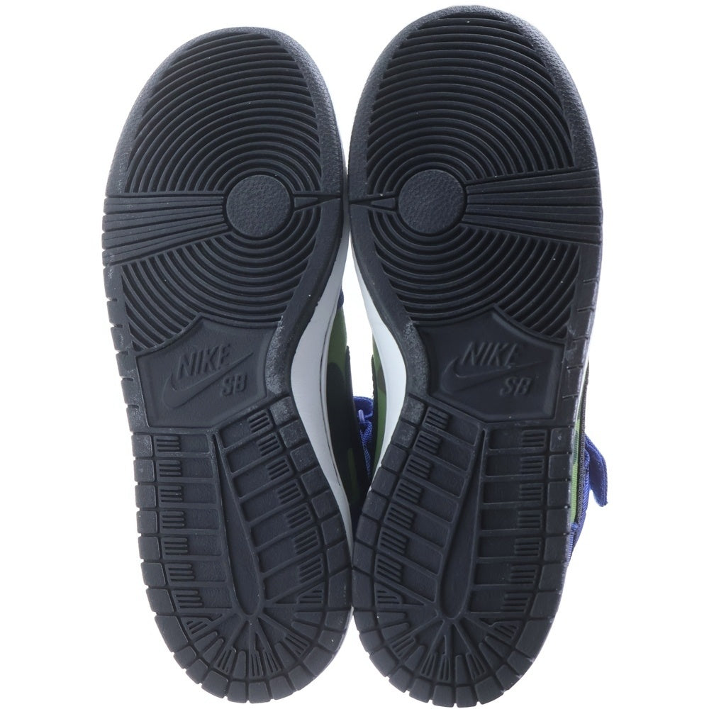 NIKE SB(ナイキエスビー) DUNK MID PREMIUM MADE FOR SKATE ダンクミッド メイドフォースケート ミドルカットスニーカーシューズ ブルー/カーキ US9.5/27.5cm 616348-410