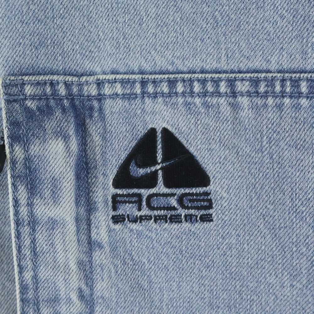 SUPREME(シュプリーム) 22AW ×NIKE ACG Denim Pullover デニムプルオーバージャケット インディゴ DN3245-469