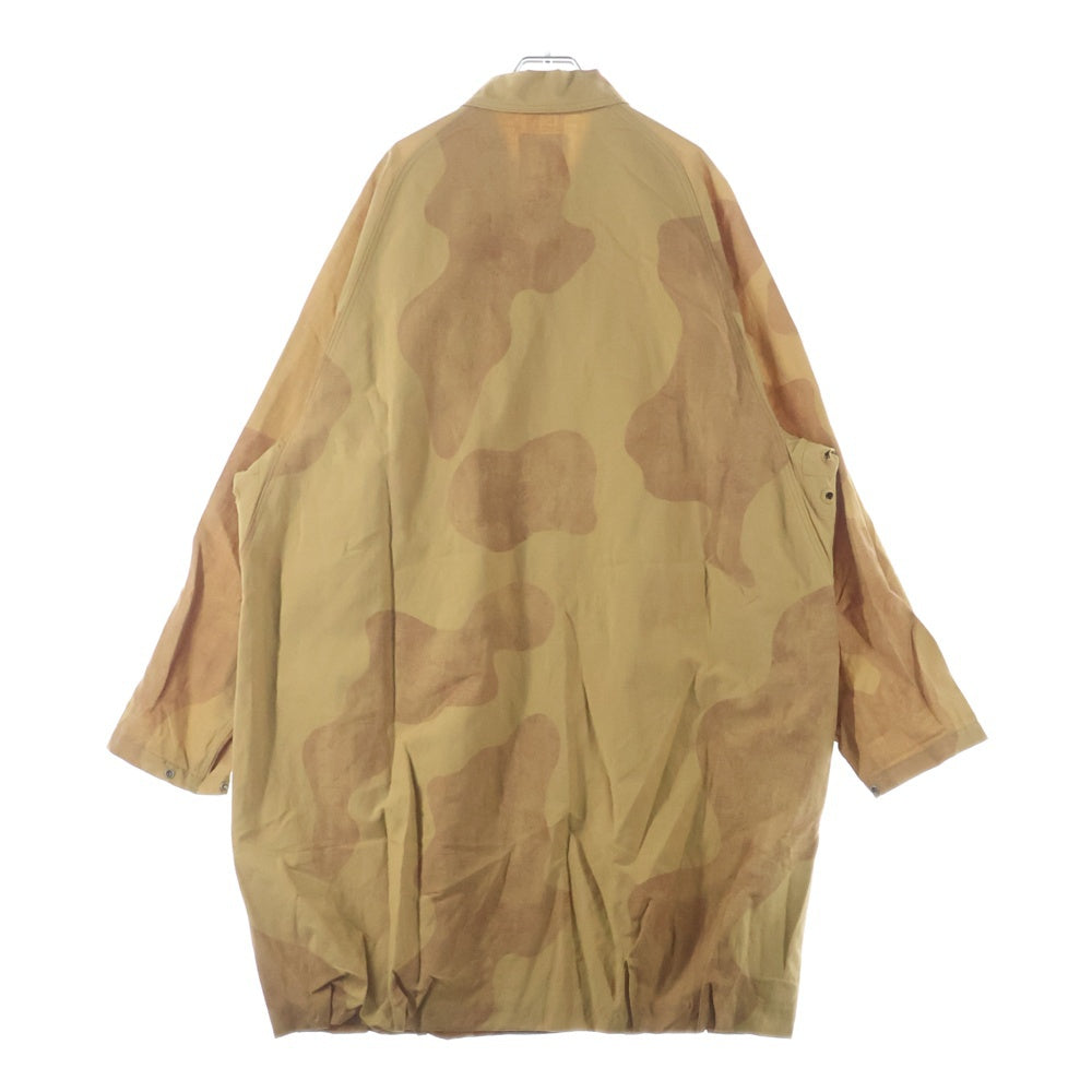 VISVIM(ヴィスヴィム) FOUR WINDS COAT ウール リネン ロングコート ブラウン 0121205013026