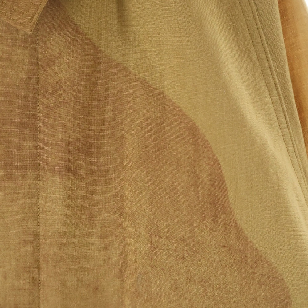 VISVIM(ヴィスヴィム) FOUR WINDS COAT ウール リネン ロングコート ブラウン 0121205013026