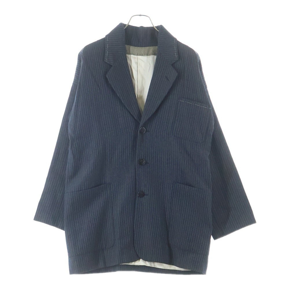 VISVIM(ヴィスヴィム) NEW HOPE JKT ストライプ テーラードジャケット ブラック