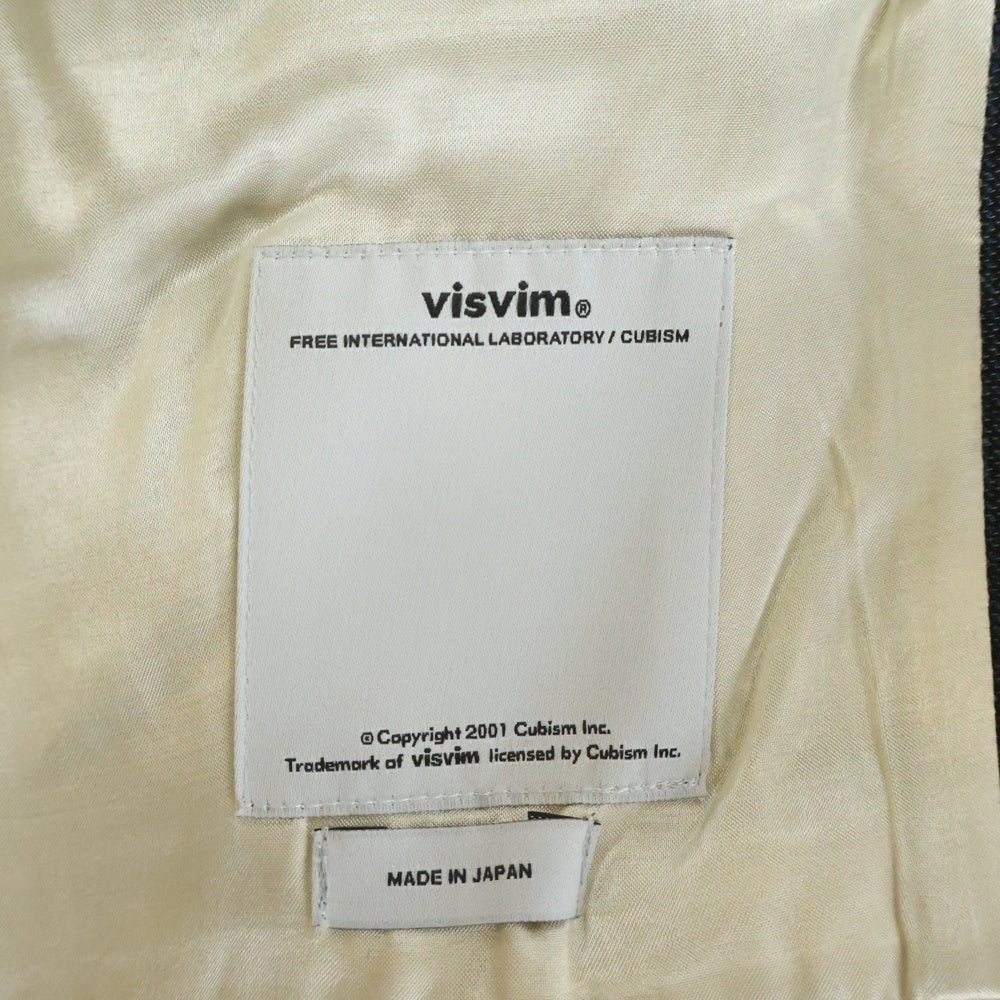 VISVIM(ヴィスヴィム) NEW HOPE JKT ストライプ テーラードジャケット ブラック