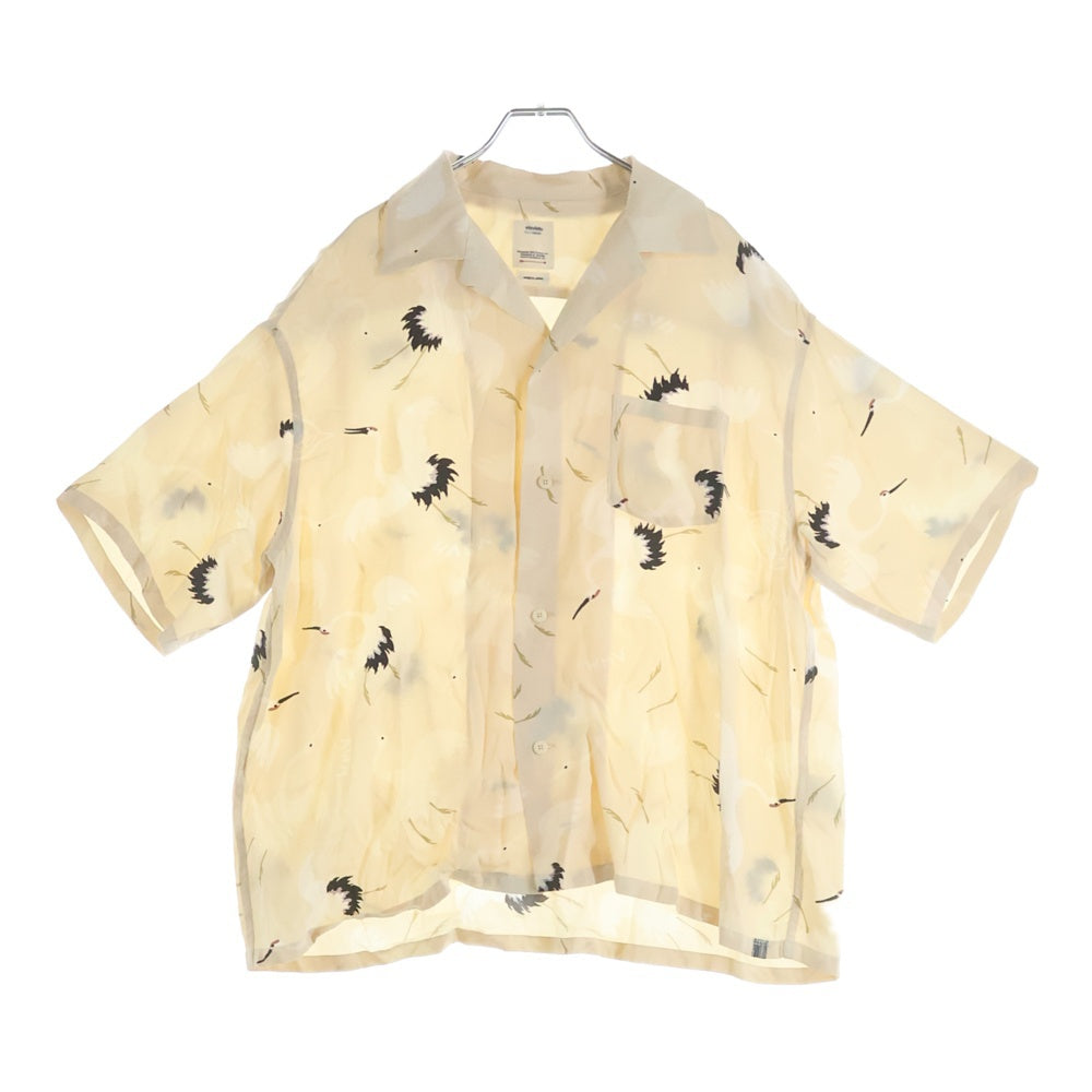 VISVIM(ヴィスヴィム) CROSBY SHIRT S/S HIKAKU 半袖シャツ ベージュ