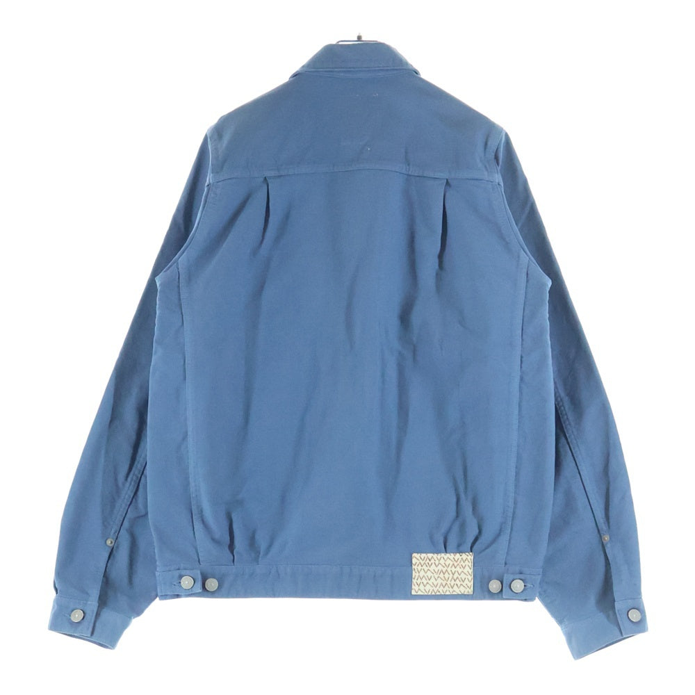 VISVIM(ヴィスヴィム) 2ND TYPE コットン トラッカージャケット ブルー 0117205013035