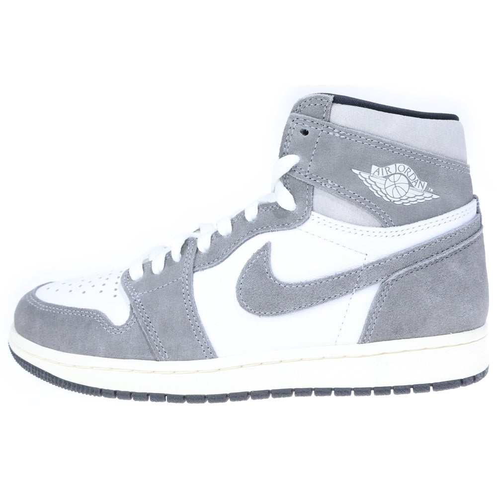 NIKE(ナイキ) AIR JORDAN 1 RETRO HIGH OG BLACK AND SMOKE GREY エアジョーダン 1 ブラックアンドスモークグレー ハイカットスニーカー US8/26cm DZ5485-051