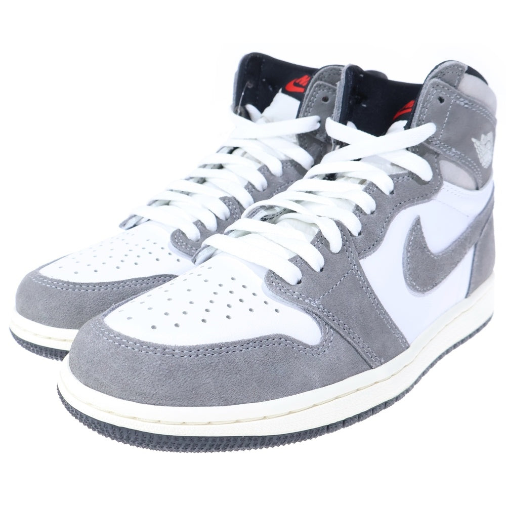 NIKE(ナイキ) AIR JORDAN 1 RETRO HIGH OG BLACK AND SMOKE GREY エアジョーダン 1 ブラックアンドスモークグレー ハイカットスニーカー US8/26cm DZ5485-051