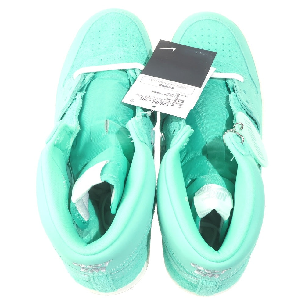 NIKE(ナイキ) ×CORPORATE JORDAN AIR SHIP PE SP コーポレート ジョーダン エアシップ ハイカットスニーカーシューズ ライトグリーン US9/27cm FJ2384-301