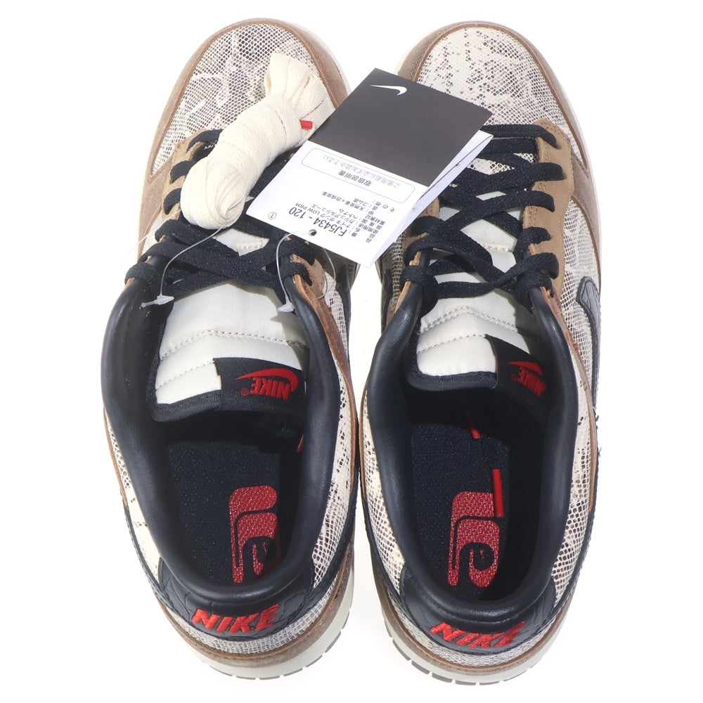 NIKE(ナイキ) DUNK LOW PRM HEAD 2 HEAD CO DOT JP ダンク プレミアム ヘッドトゥヘッド ローカットスニーカー ブラウン US9.5/27.5cm FJ5434-120