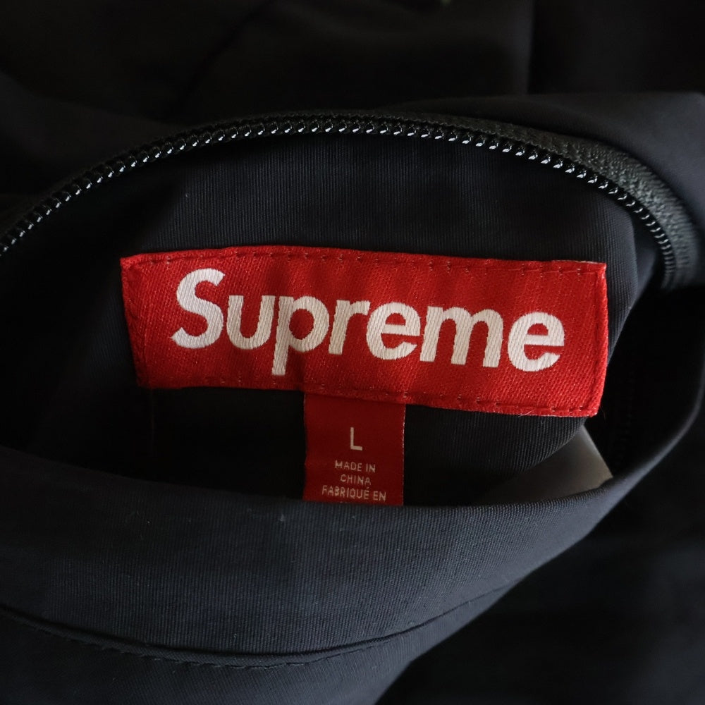 SUPREME(シュプリーム) 25SS Faux Fur Reversible Track Jacket リバーシブル レオパード フードジャケット ブラック/ブラウン