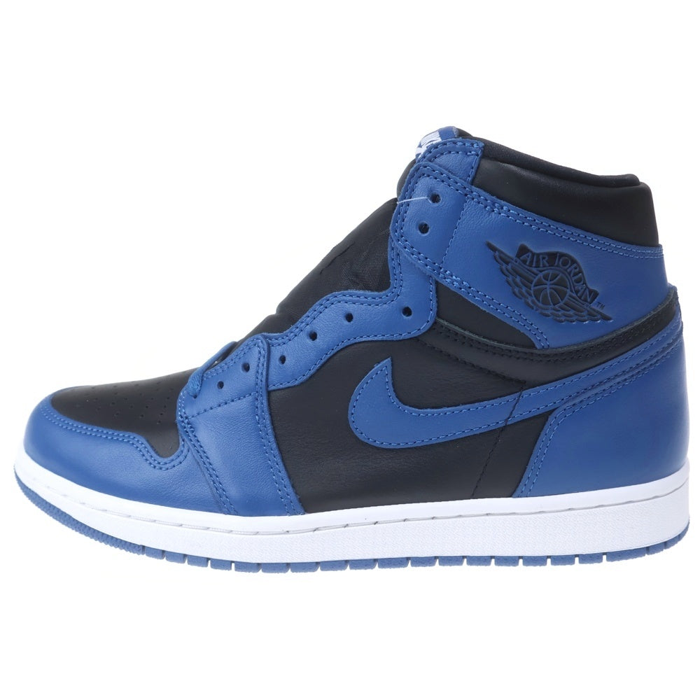 NIKE(ナイキ) AIR JORDAN 1 RETRO HIGH OG DARK MARINA BLUE エアジョーダン1 レトロ ダークマリーナブルー ハイカットスニーカー ブラック/ブルー US9.5/27.5cm 555088-404