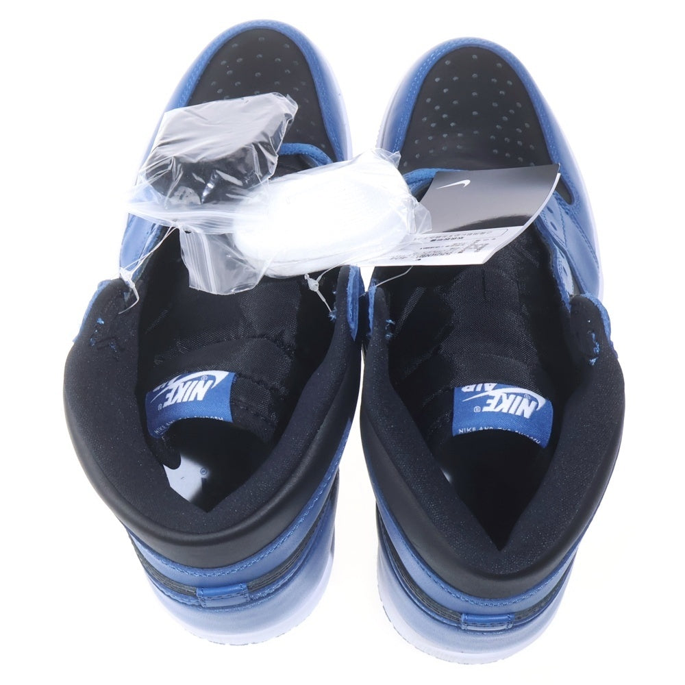 NIKE(ナイキ) AIR JORDAN 1 RETRO HIGH OG DARK MARINA BLUE エアジョーダン1 レトロ ダークマリーナブルー ハイカットスニーカー ブラック/ブルー US9.5/27.5cm 555088-404