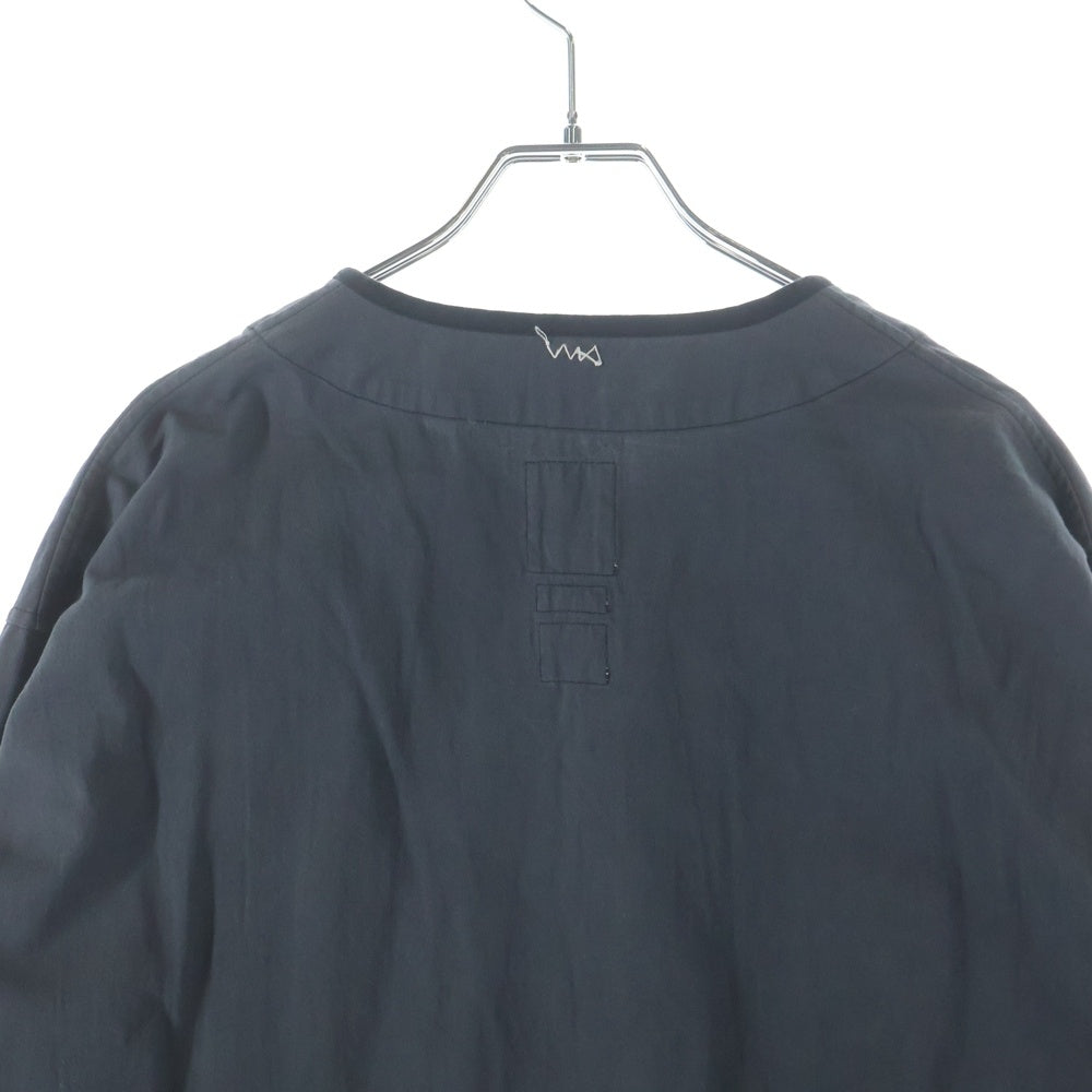 VISVIM(ヴィスヴィム) BORDER TUNIC P.O. VT BANDANA バンダナ長袖シャツ グレー0118205011005