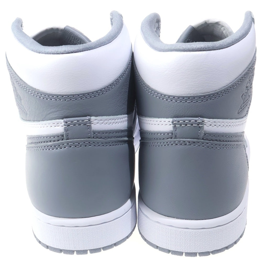 NIKE(ナイキ) AIR JORDAN 1 RETRO HIGH OG Stealth エアジョーダン1 ステルス ハイカットスニーカー グレー/ホワイト US9.5/27.5cm 555088-037