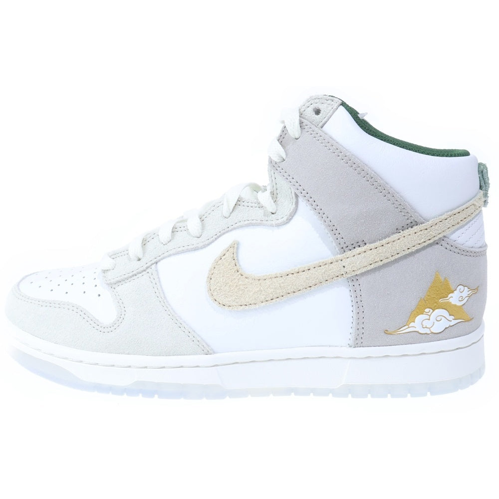 NIKE(ナイキ) DUNK HI PRM SAN FRANCISCO CHINATOWN ダンクハイ サンフランシスコ チャイナタウン ハイカットスニーカーシューズ ホワイト US9.5/27.5cm FD0776-100