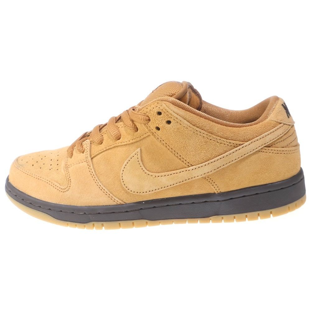 NIKE SB(ナイキエスビー) DUNK LOW PRO WHEAT MOCHA ダンク ロー プロ ウィート モカ レースアップ ローカットスニーカー ブラウン US9/27cm BQ6817-204